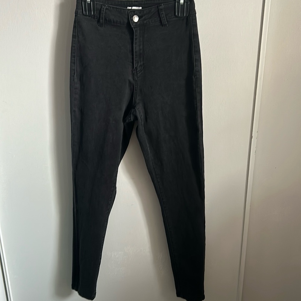 Superdown from Revolve Women’s Soft Black Denim 2-Pocket Stretch Jeggings